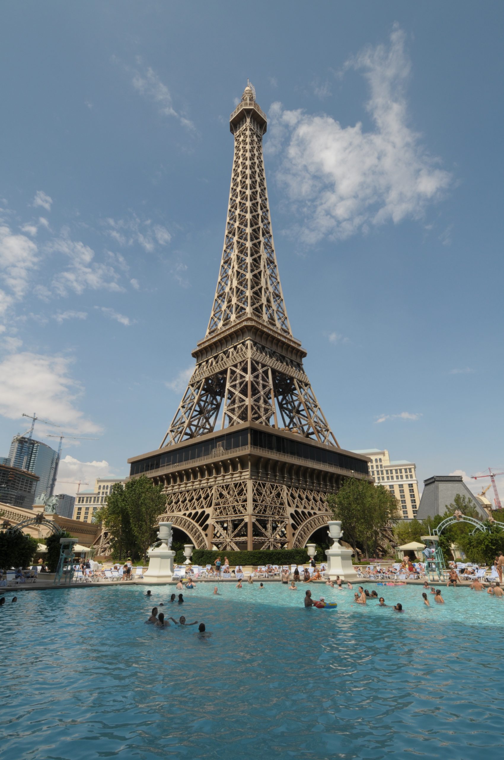 Paris Las Vegas pool. 7-21-08