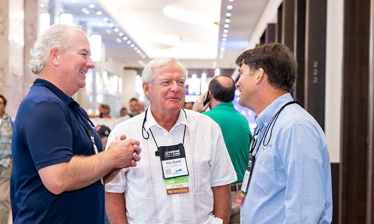 Participants networking at WWA Show