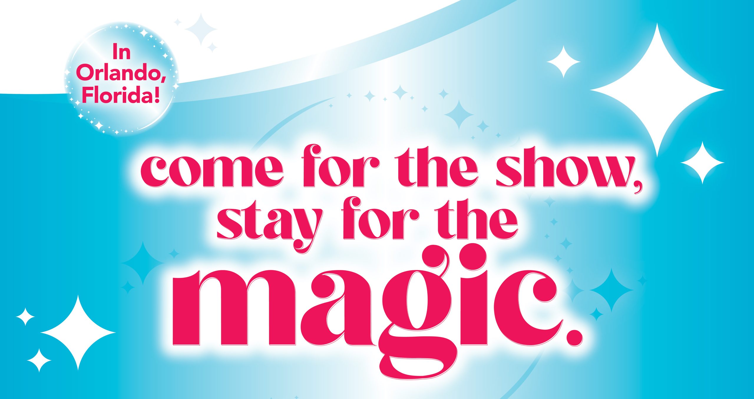 Come for the Show, stay for the magic. Come for the Show, stay for the magic.